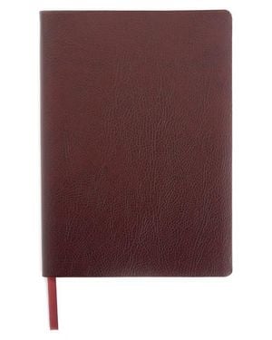 ROYCE New York Personalized Leather Journal - Purple