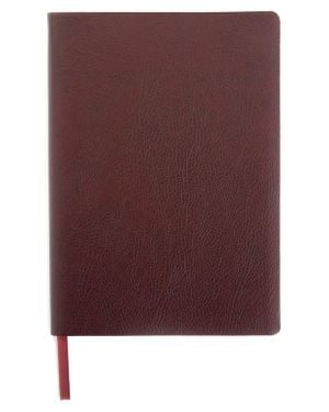 ROYCE New York Personalized Leather Journal - Purple
