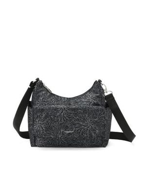 Baggallini Securtex Journey Anti-Theft Hobo - Black