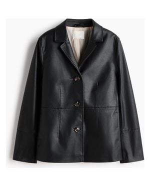 H&M Coated Jacket - Black