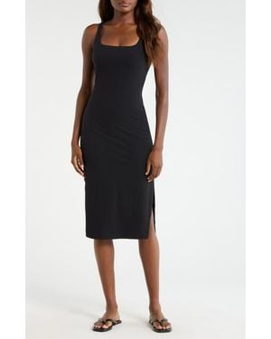 Mpg Cloud Body-Con Midi Dress - Black