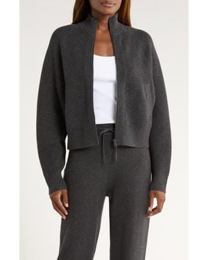 Lunya Organic Cotton Blend Cardigan - Black