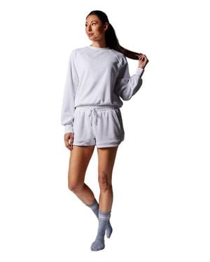 Tavi Ease Crew Terry Sweatshirt - Gray