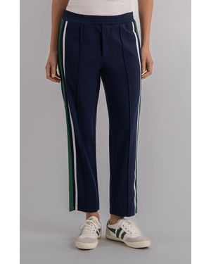 Kut From The Kloth Copa Side Stripe Ankle Track Pants - Blue