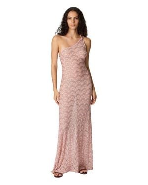 Missoni One-Shoulder Dress - Pink
