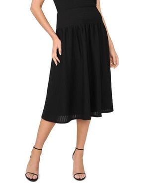 Halogen® Woven Midi Skirt - Black