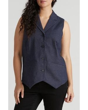 UNIVERSAL STANDARD Edwin Denim Vest - Blue