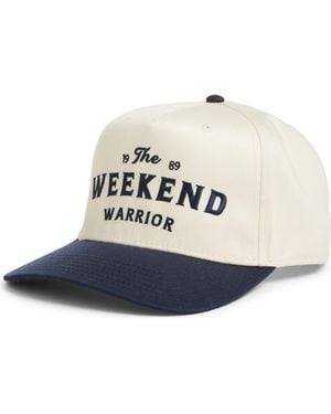 Friday Feelin Weekend Warrior Adjustable Snapback Hat - Blue
