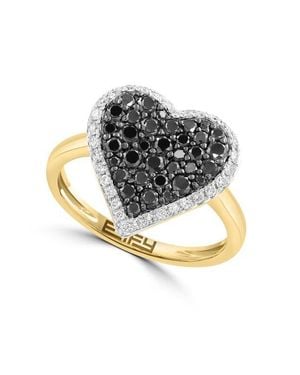 Effy 14K & Diamond Heart Ring - Metallic