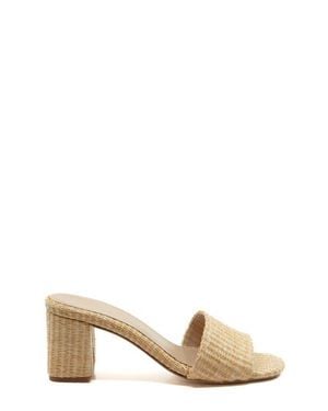 Andrea Gomez Andrea Gomez Claudia Raffia Mule - Natural