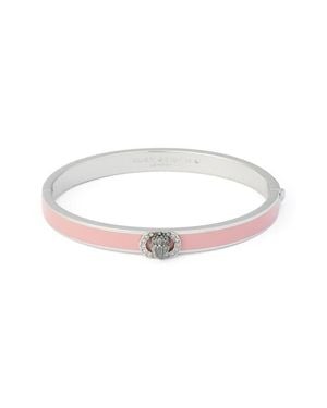 Kurt Geiger Chelsea Enamel Hinged Bangle - White