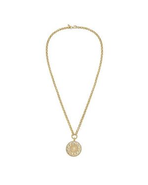 Lionheart 14K Serenity Mother Of Pearl Charm Rolo Necklace - Metallic
