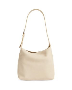 The Row Isa Leather Shoulder Bag - Natural