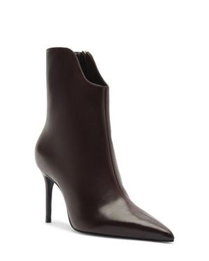 SCHUTZ SHOES Ophelia Pointed Toe Bootie - Brown