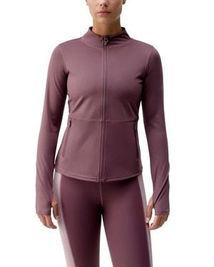 BORN LIVING YOGA Ivet Performance Semi-Fitted With Pockets Sport Jacket - Purple
