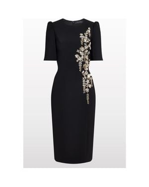 Jenny Packham Roma Midi Dress - Black