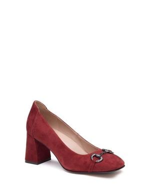 Johnston & Murphy Whitney Bit Pump - Red