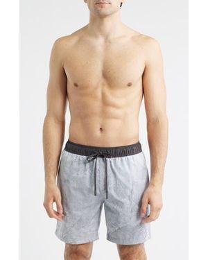 Saint Studio Lido Swim Trunks - Blue