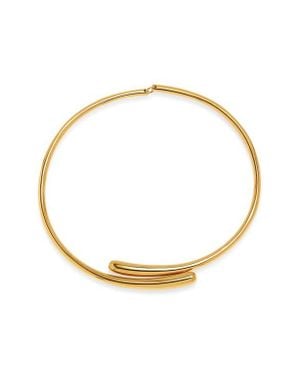 Soko Dash Hinge Wrap Choker - White