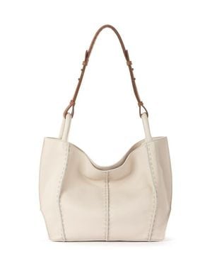 The Sak Los Feliz Medium Tote Leather Bag - Natural