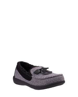 Revitalign Trillium Faux Fur Lined Slipper - Gray