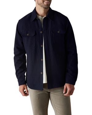 The Normal Brand Brightside Flannel Lined Workwear Jacket - Blue