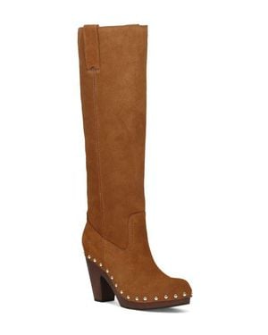 Frye Cindy Pull On Leather Boot - Brown