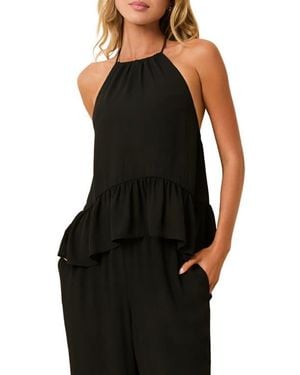 Solid & Striped The Mia Halter Top - Black