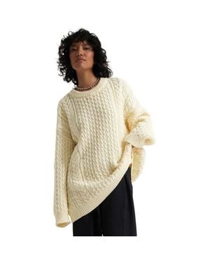 Callaghan Mia Cableknit Sweater - Natural