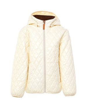 Northern Classics Shiny Quilted Puffer Jacket - Natural
