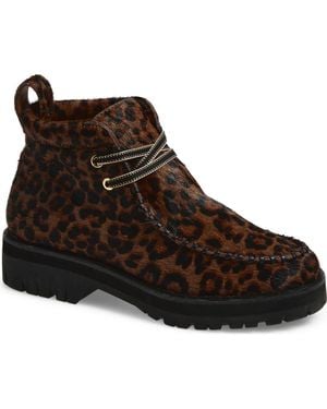 Rag & Bone Cameron Genuine Calf Hair Lace-Up Boot - Brown