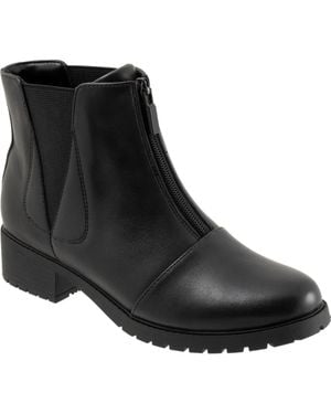 Softwalk Marni Cap Toe Bootie - Black