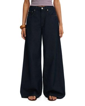Cotton On High Waist Wide Leg Jeans - Blue
