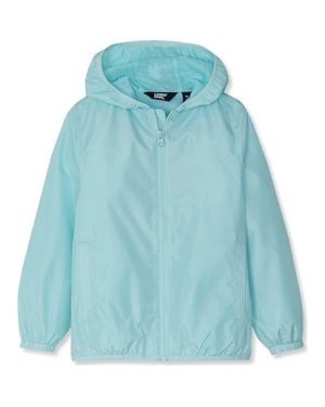 Lands' End Kids Waterproof Rain Jacket - Blue