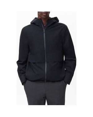 Mango Water Repellent Thermolite Hooded Jacket - Black