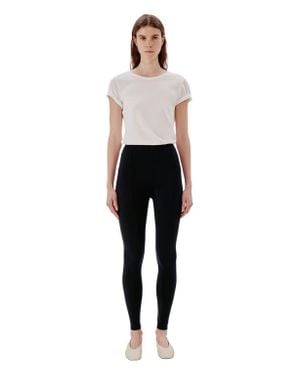 Another Tomorrow Seamed Legging - Black