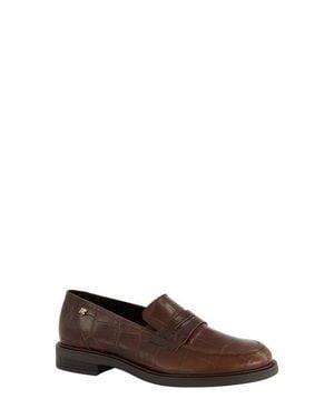 Paul Green Flora Leather Loafer - Brown