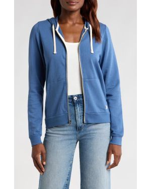 Marine Layer Afternoon Full Zip Hoodie - Blue