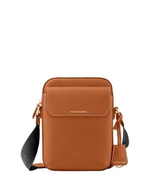 Maison De Sabre Small Leather Messenger Bag - Brown