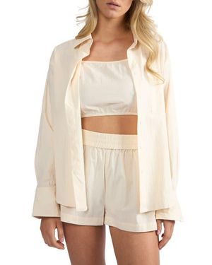 Viens Avec Moi The Everyday Boyfriend Shirt - Natural