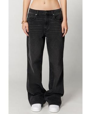 Florence By Mills Wide Leg Boyfriend Jeans - Black