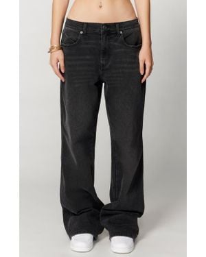 Florence By Mills Wide Leg Boyfriend Jeans - Black