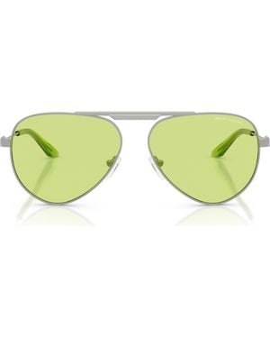 ARMANI EXCHANGE 58Mm Aviator Sunglasses - Green