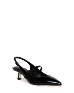 PAIGE Maggie Slingback Pointed Toe Pump - Black
