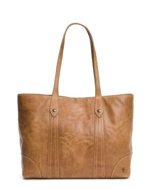 Frye Melissa Leather Shopper - Brown
