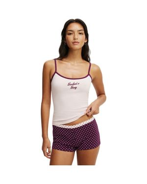 Cotton On Dreamy Soft Longline Cami - Purple