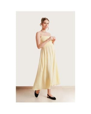 Nom Maternity The Easy Maternity & Nursing Dress - Natural