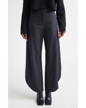 Alaïa Petal Merino Wool Pants - Blue