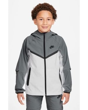 Nike Tech Hooded Performance Zip Jacket - Gray