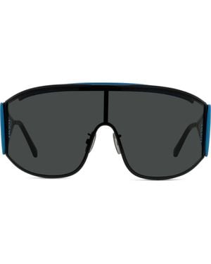 Loewe Signature 138Mm Mask Sunglasses - Gray